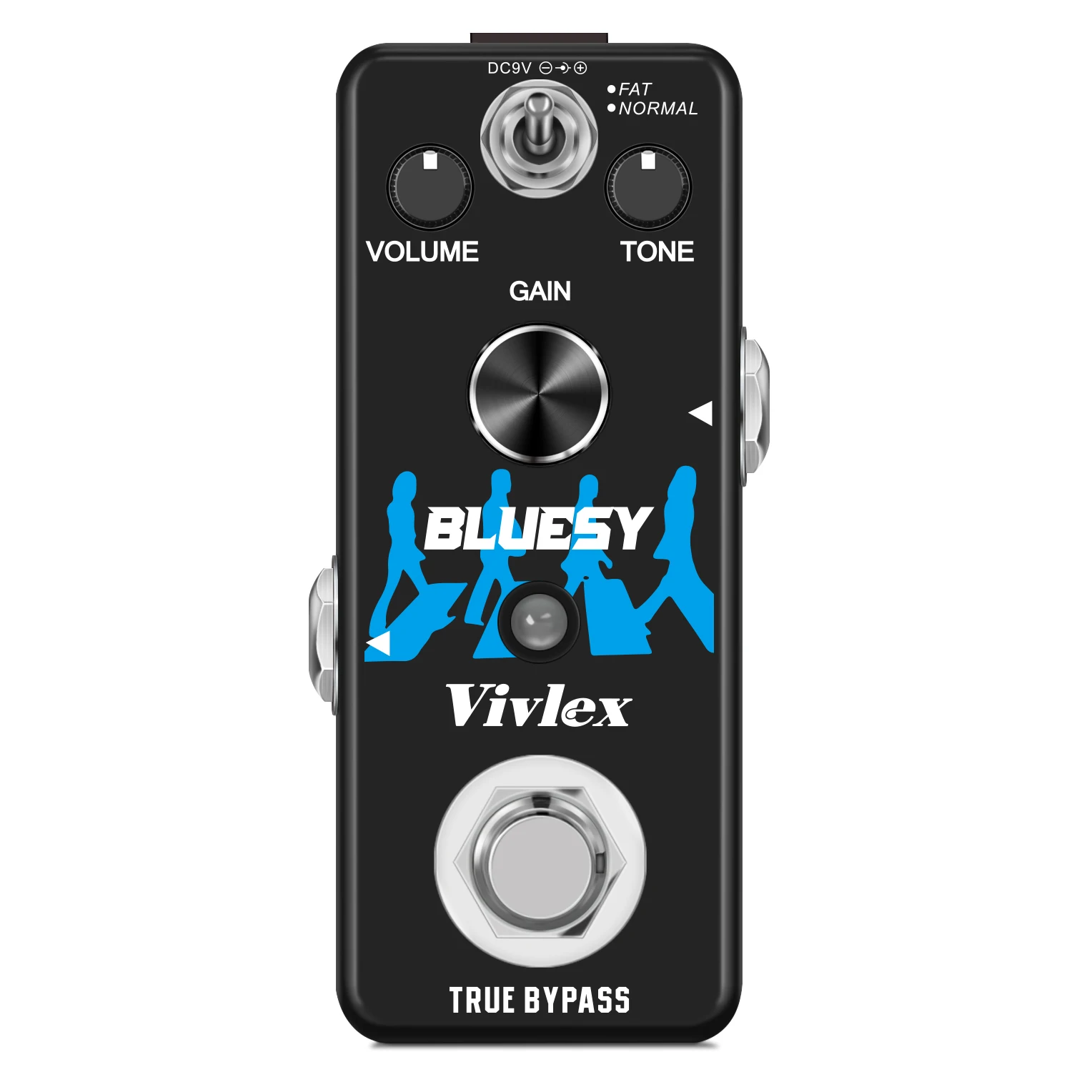 Vivlex LEF-321 Bluesy Blues Overdrive Guitar Effect Pedal Aluminum Alloy Shell True Bypass Guitar Parts & Accessories