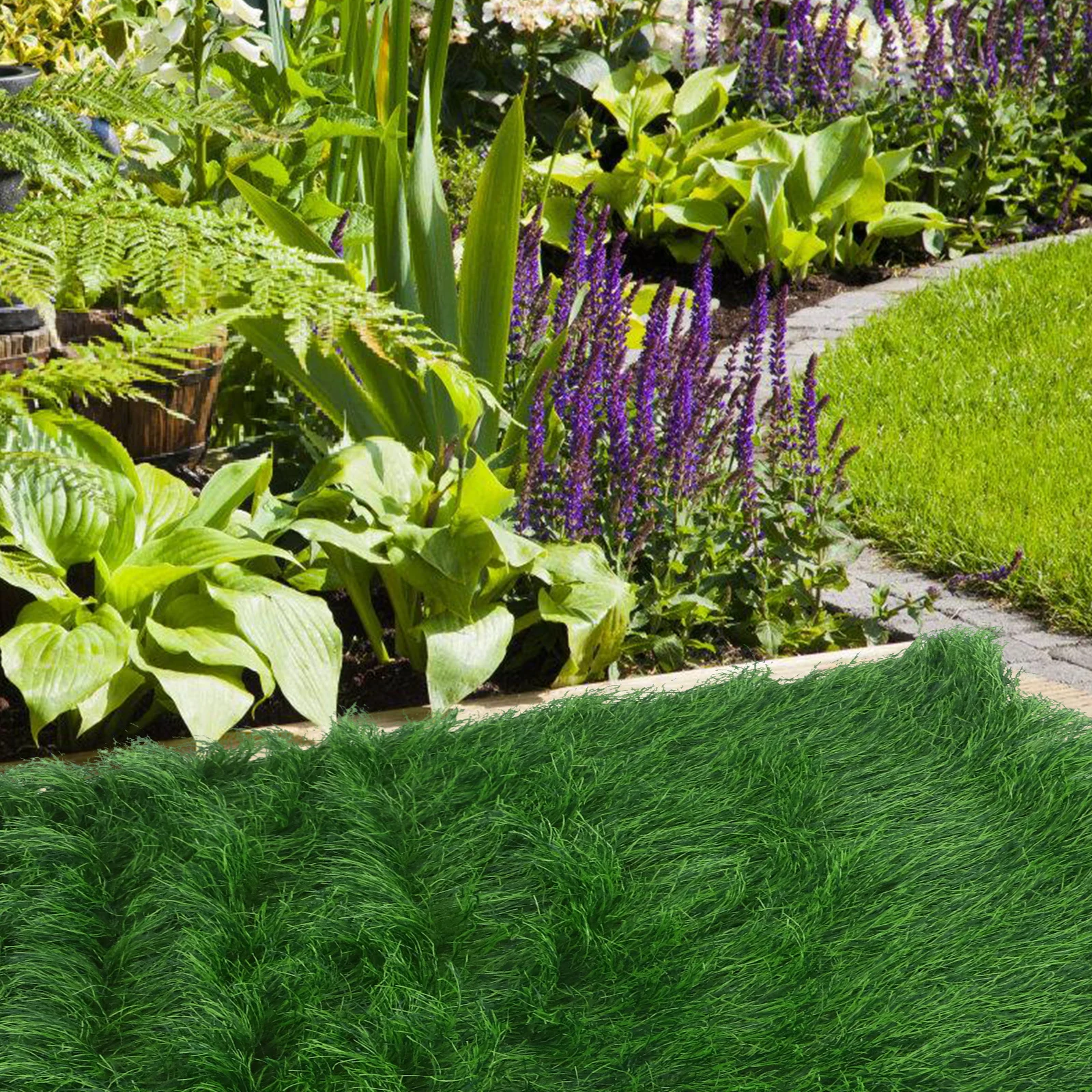 1 قطعة لفة تسقيف القش الاصطناعي مقاوم للماء لتقوم بها بنفسك عشب مزيف العشب للخارجية حديقة الحديقة تيكي بار فناء بساط من العشب الاصطناعي #5