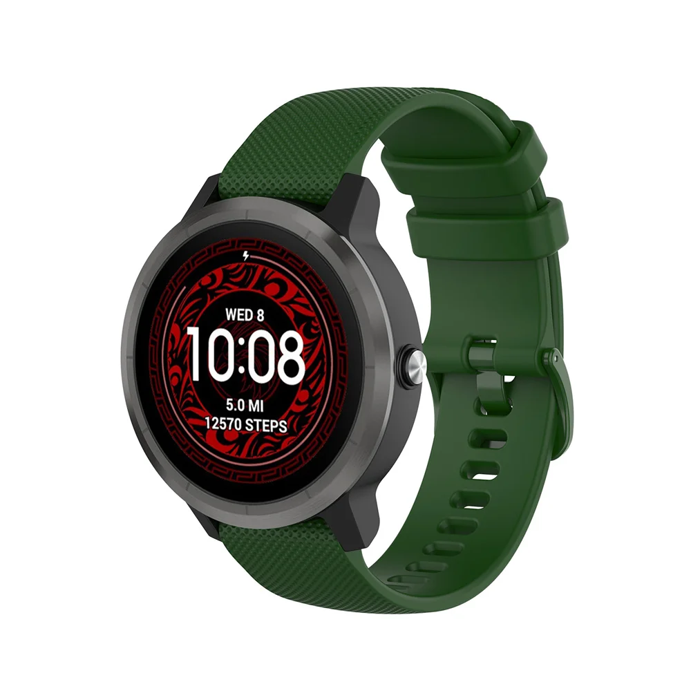 Bracelet de montre 20mm 22mm pour Xiaomi Haylou solar LS05/GST /RT2, en Silicone pour Haylou RS4 Plus/LS12, accessoires de Bracelet
