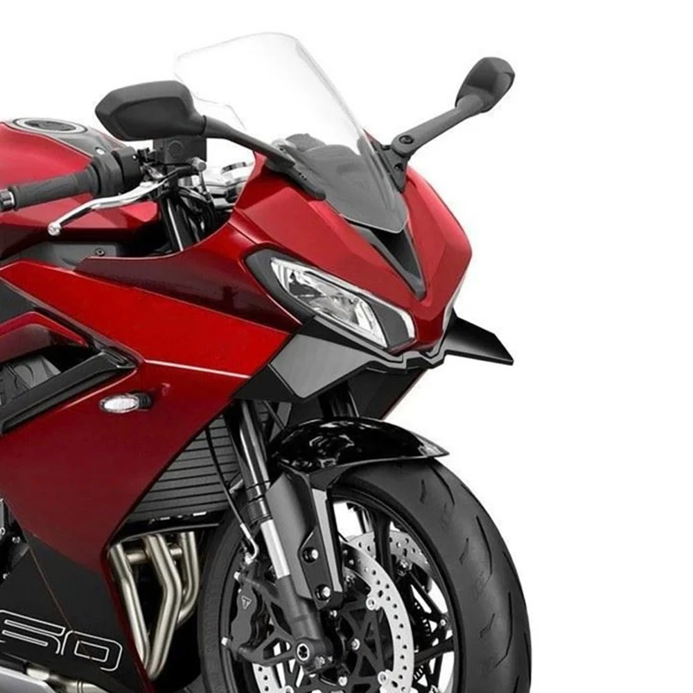 لديتونا 660 2024-2025 دراجة نارية رياضية Downforce عارية الجبهة سبويلر الهوائية الجناح منحرف هدية الجنيحات #3