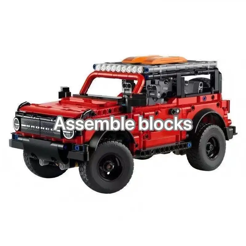 

Новинка 2026 года MOC 42213 | Конструктор из 943 деталей: внедорожник Mustang | Идеальный детский подарок на праздник