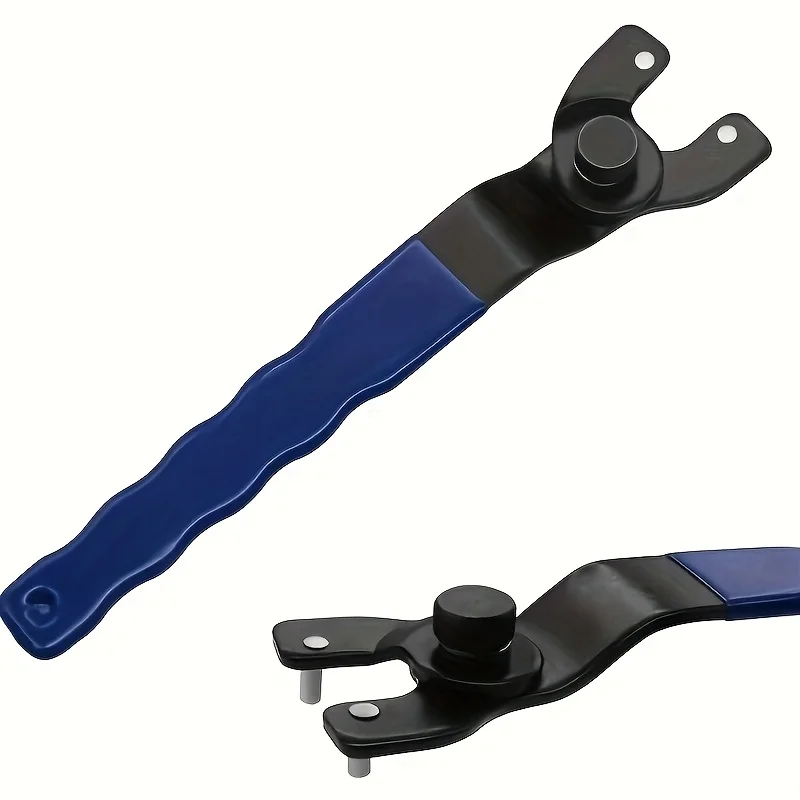 

Adjustable Angle Grinder Wrench - Durable Black Plastic Keylock Tool for Precision Repairs, Handheld Household