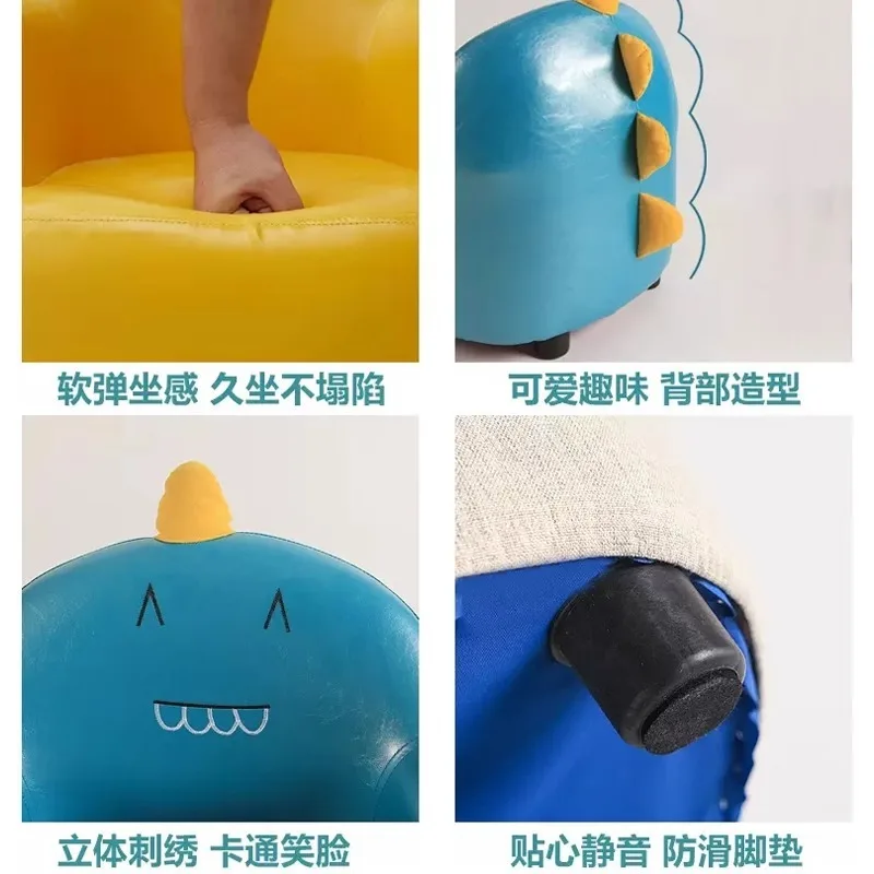 مقعد أريكة للأطفال أريكة أطفال لطيفة واحدة صغيرة للقراءة فتاة الأميرة كسول العرض