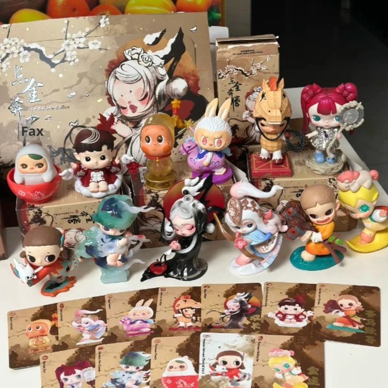 

New Original Pop Mart The Golden Gallop Series Blind Box Cute Anime Figure Desktop Decoration Mystery Box Fans Customized Gift