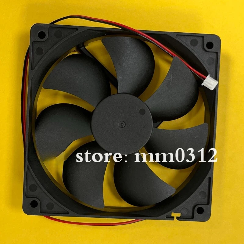 D+ For YOUNG LIN DFS122512M 1PCS DC12V 2.8W 12CM 2-Wire Silent Cooling Fan 12025