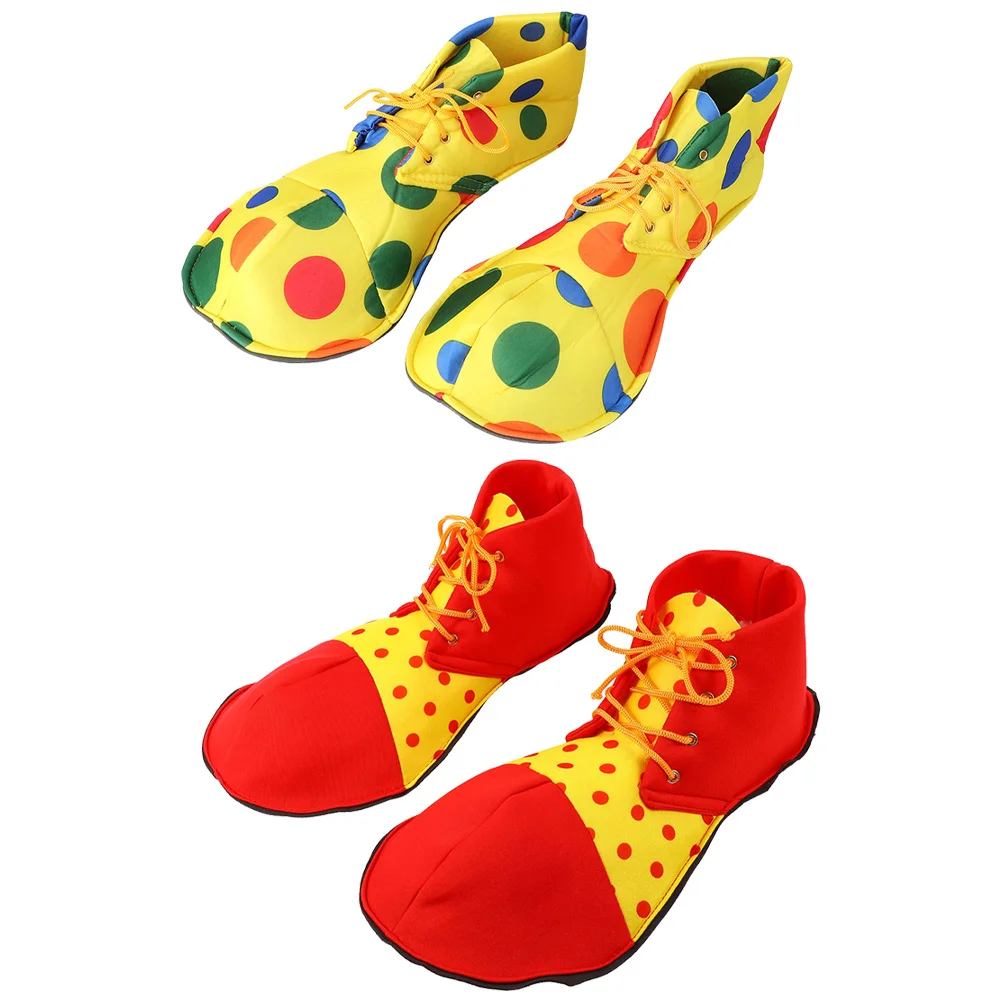

Clown Shoes Halloween Cosplay Costume Accessories Lightweight Durable Big Funny Dress Up Shoes For Party Carnival
