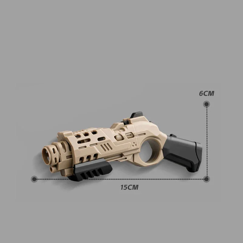 1PC Portable EDC spray gun launcher Gloc soft shell toy gun firing pistol children's model