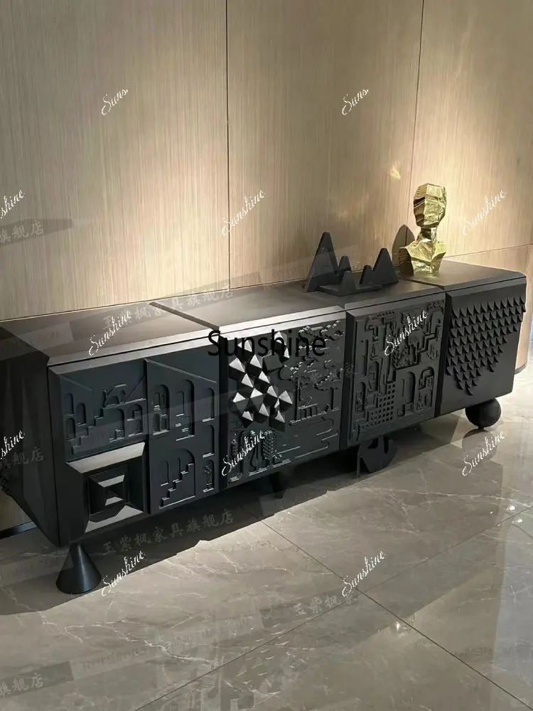 

Living room, home dining side cabinet, light luxury, simple and modern entrance cabinet