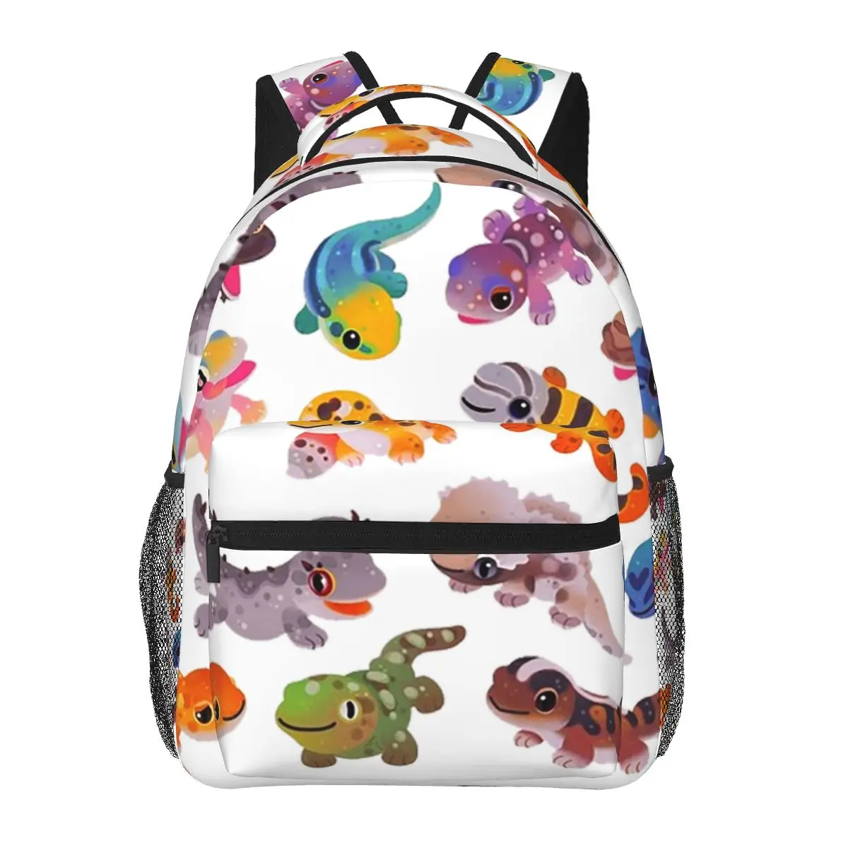 Gecko - Bright Backpacks Boys Girls Bookbag Children School Bags Cartoon Laptop Rucksack Shoulder Bag Large Capacity