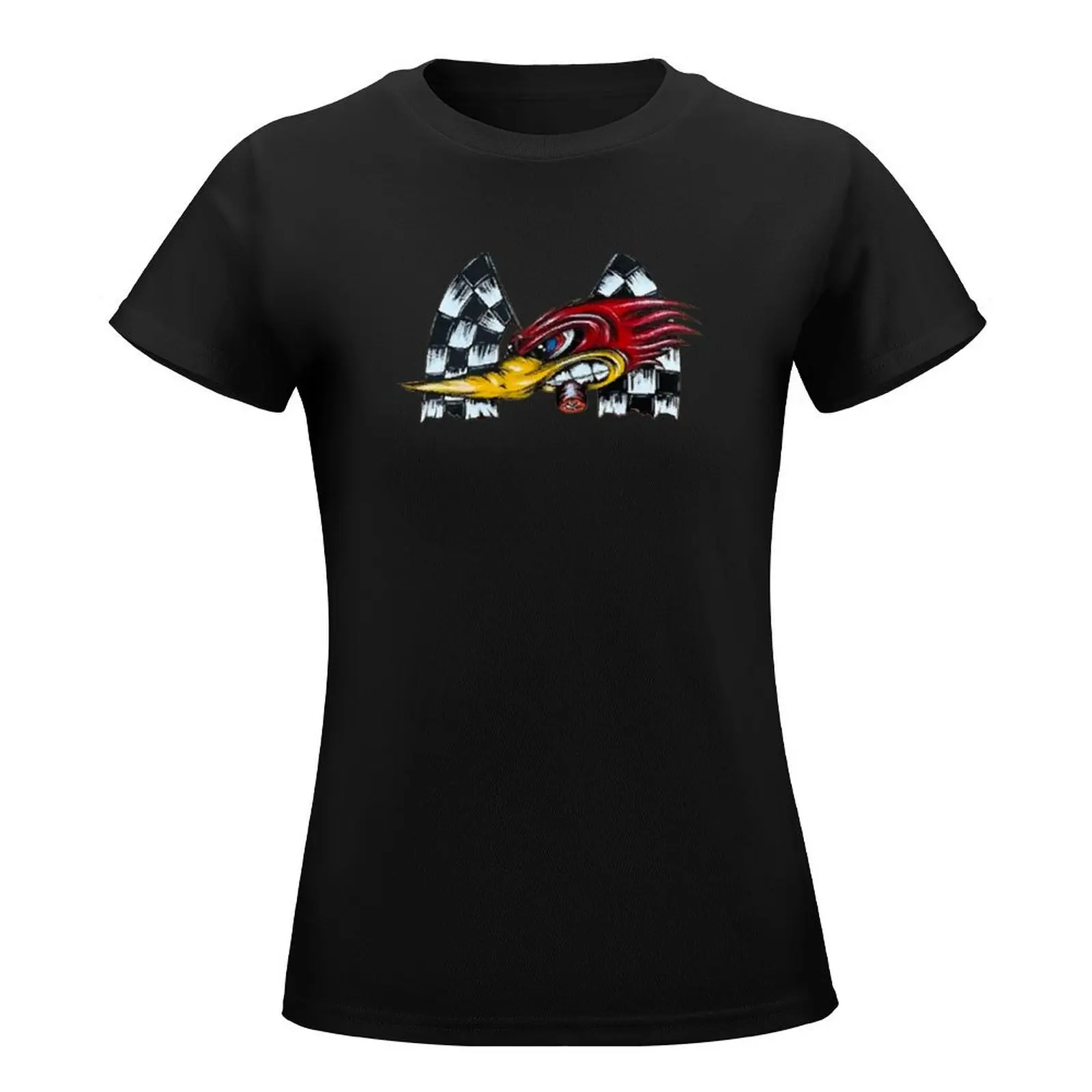 Furious roadrunner in race T-Shirt Aesthetic clothing funny summer blouses woman 2024