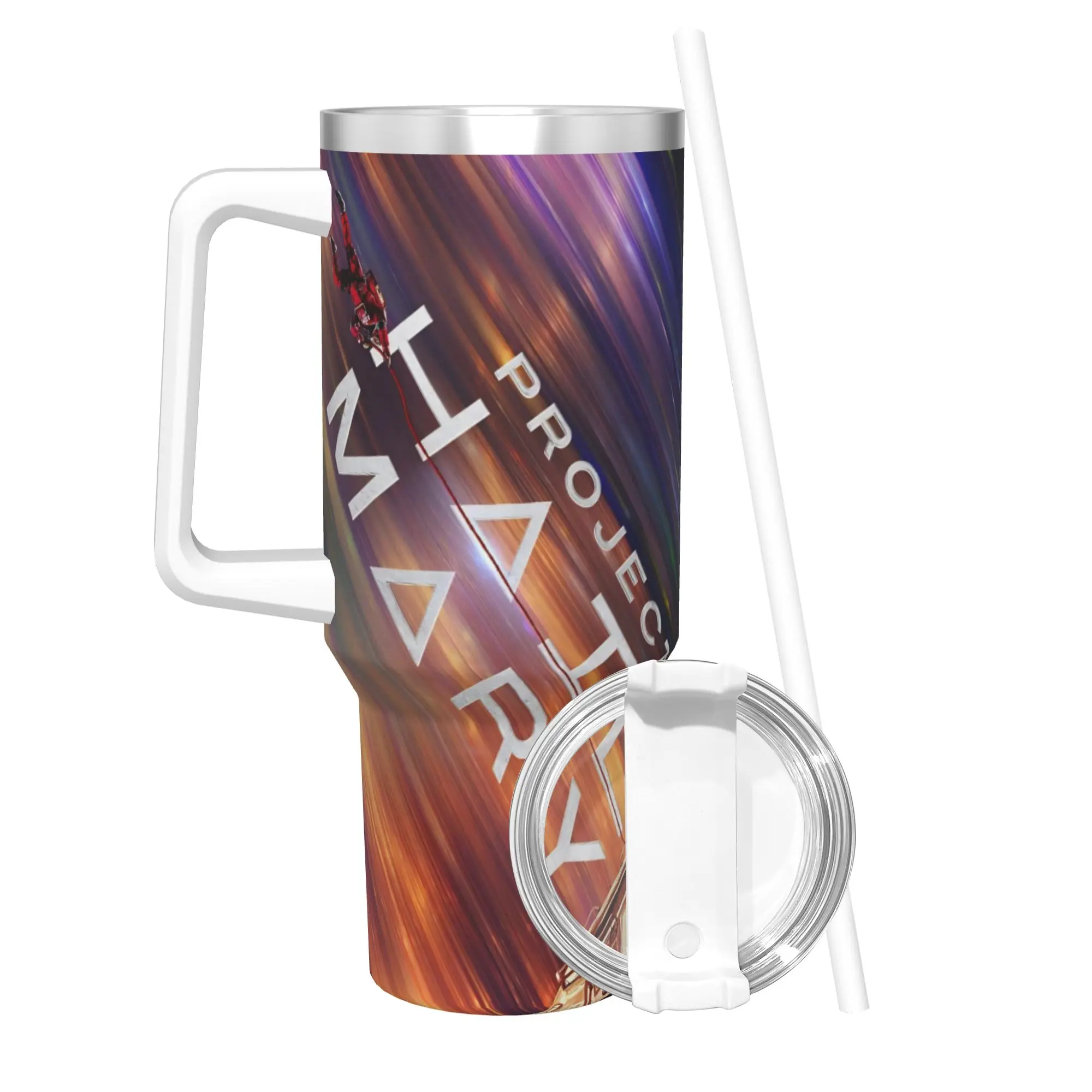 Project Hail Mary Movie 2026 Tumbler Vacuum Insulated  Coffee Cups Vacuum Flask Double Wall Mug Water Bottle 40oz