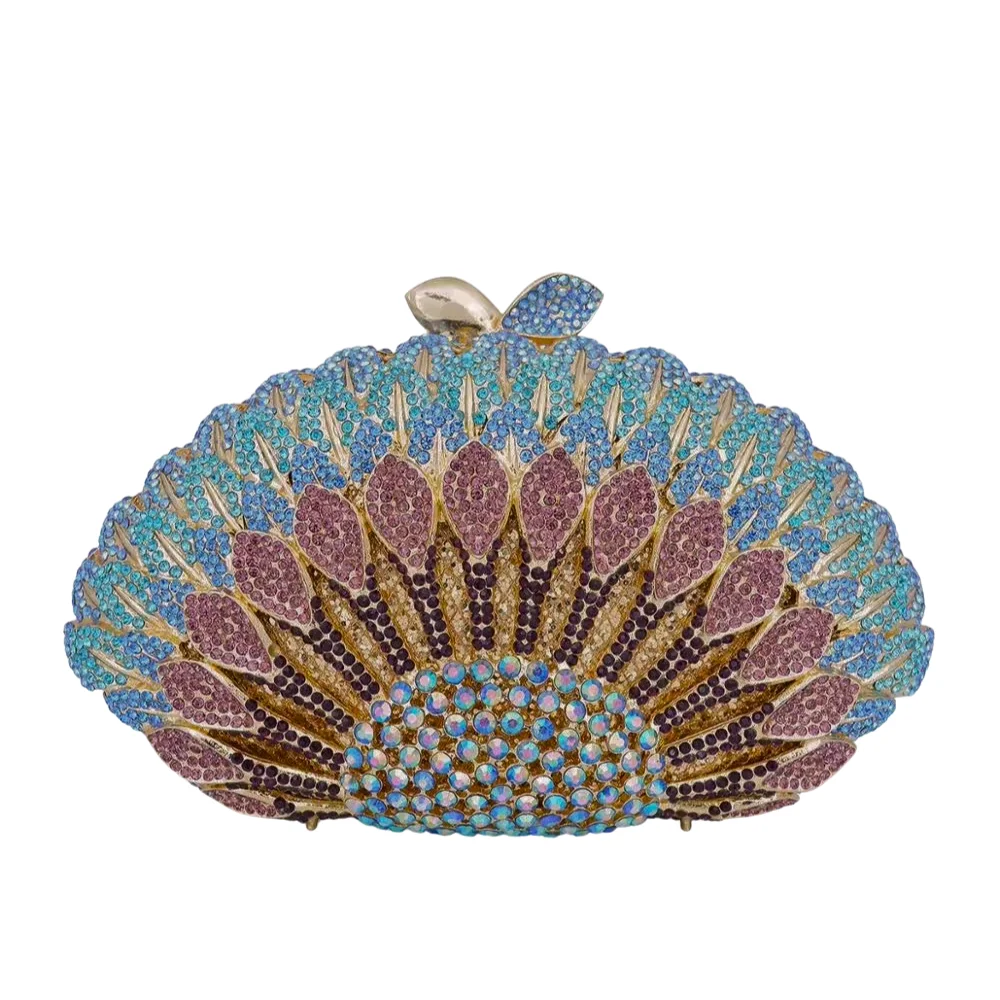 

Luxury Wedding Bag [Bridal Shape/Heart Shape] Crystal Rhinestone Evening Purse for Women, Sparkling Diamond Wedding Party Clutch