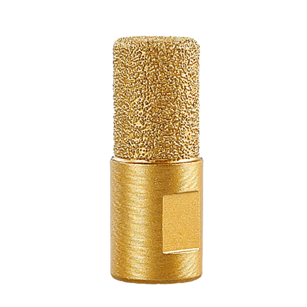 M10 Vacuum Brazed Diamond Stone Core Drill Bit Slotting Trimming Tool Angle Grinder Clearing Granite Marble Brick Profile Router