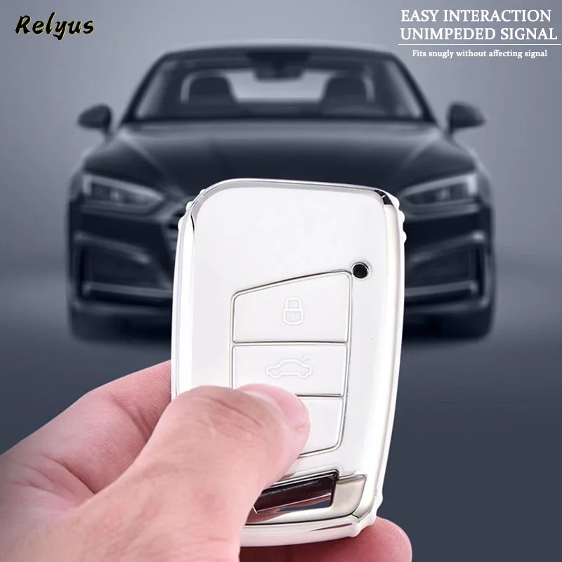 Für VW Volkswagen Magotan Magotan GTE Passat B6 B7 B8 CC Arteon für Skoda Fabia Superb A7 Kodiaq Auto TPU Schlüssel Abdeckung Fall Fob – Detail 10