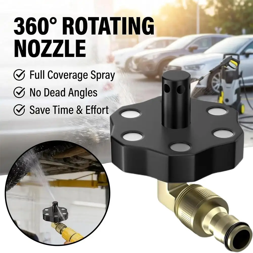 O-Ring Chassis Cleaner Flusher Kit Anti-Rust Efficient High Pressure Tool With Ring Car Chassis Flusher High-pressure Flushing