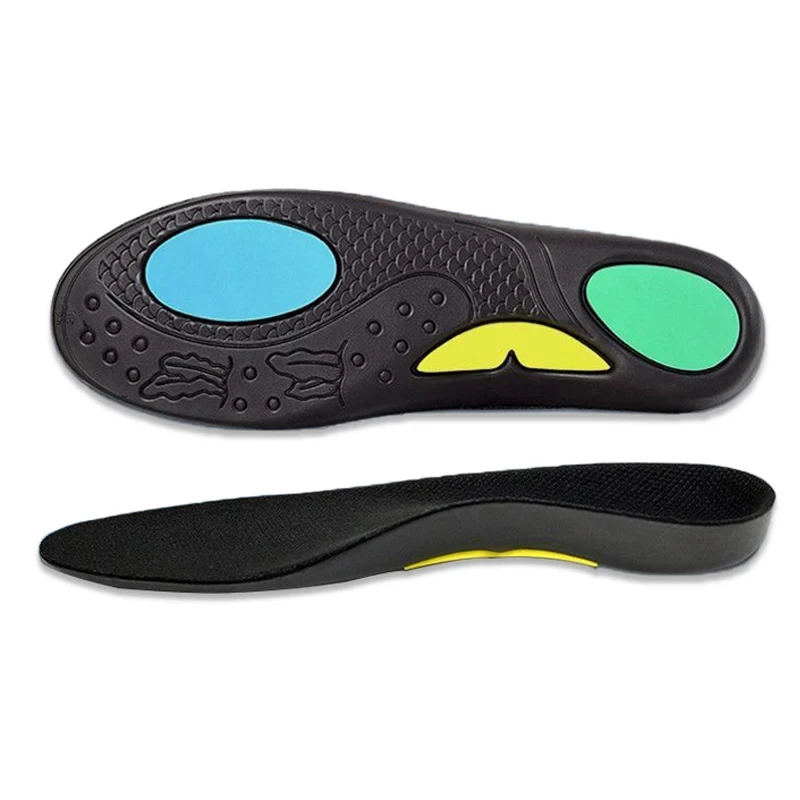 Semelles de sport respirantes anti-odeur, coussinets de chaussures avec soutien de la voûte plantaire, semelles orthopédiques confortables, semelles athlétiques absorbant les chocs