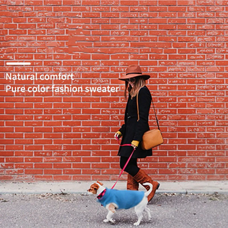 Soft Stylish Warm Dog Vest Autumn Winter Dog Jacket Puppy Kitten Sweater Coat The Dog Face Pet Winter Coat for Small Medium Pet