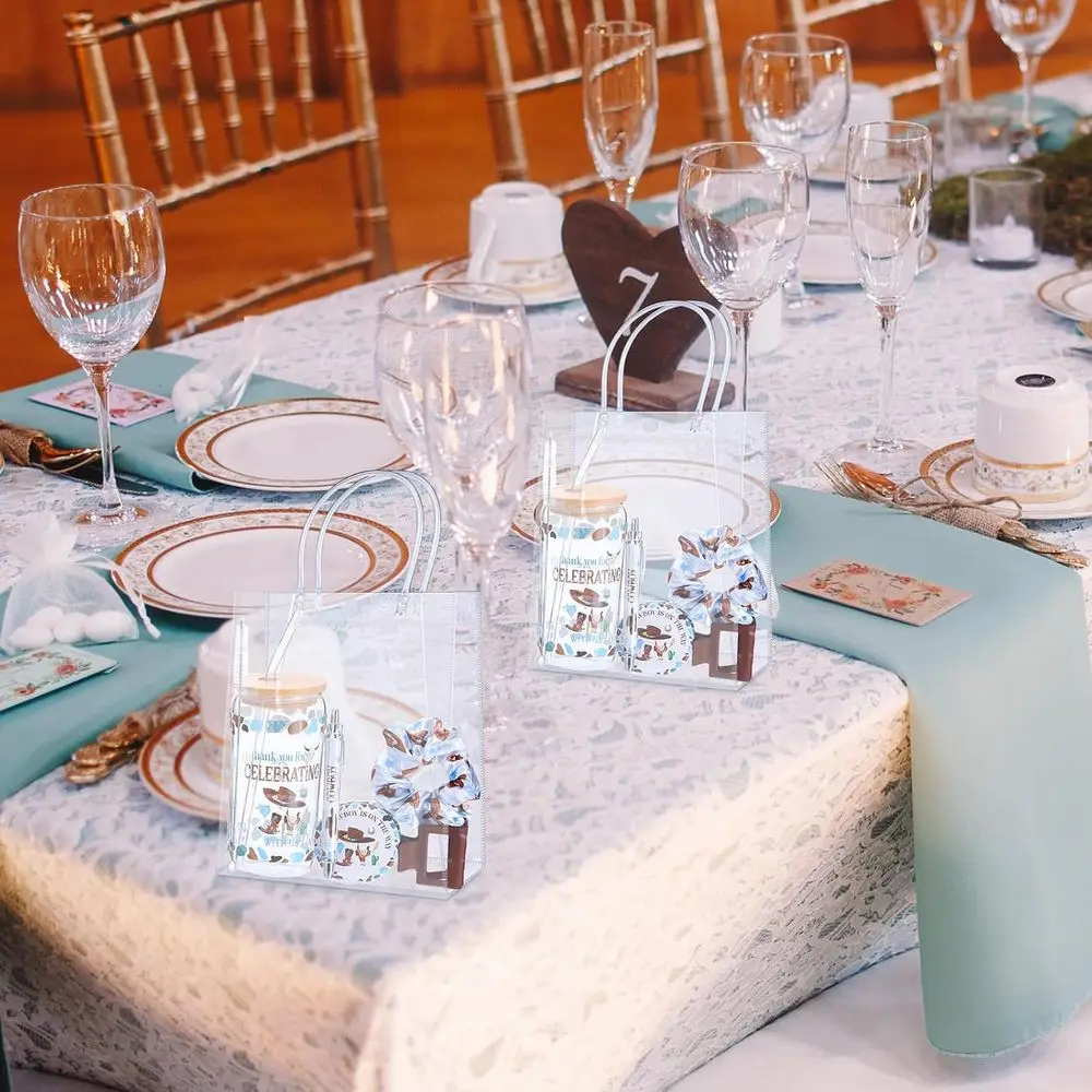 جوائز ألعاب استحمام الطفل ذات طابع رعاة البقر الغربي: البهلوانات، القش، المرايا، إكسسوارات الشعر، الأقلام، المشابك، وحقائب الهدايا #6