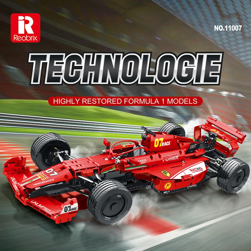 Technical APP Remote Control 11006 F1 Racing Car 1:8 Model Set 928PCS Building Blocks Bricks Educational Toy Birthday Gifts