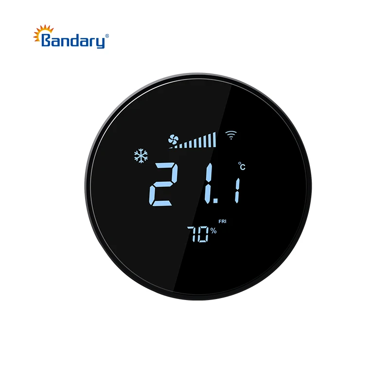 Bandary Google Nest Home Fan Coil Thermostat قابل للبرمجة كهربائية رقمية واي فاي متحكم في درجة الحرارة مع Modbus #1
