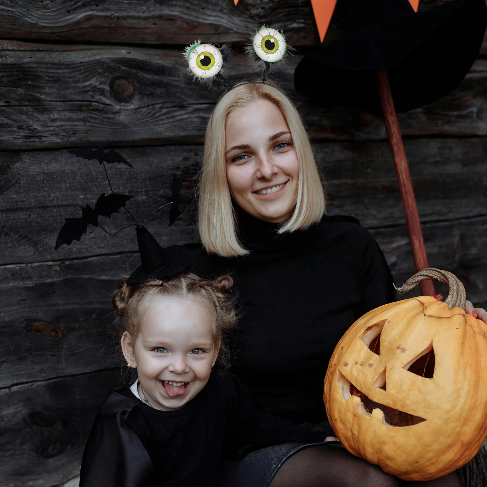 Bandeau globe oculaire d'halloween, 4 pièces, Unique, effrayant, grand Design, Flexible, léger, confortable pour enfants et adultes, fête costumée