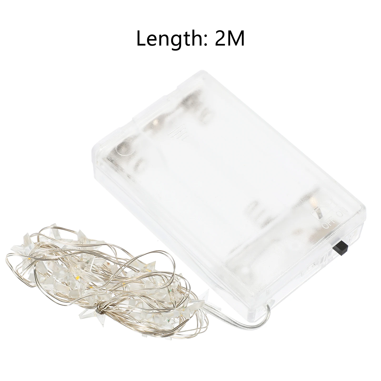 

20Pcs 2M LED String Lights Copper Wire Fairy Lights Battery Operated for Christmas Wedding Party Home Outdoor Garden Decoration