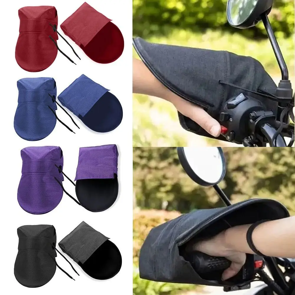 Sunshade Electric Vehicle Sunscreen Gloves Waterproof Breathable Scooters Hand Guards Windproof Handle Bar Cover