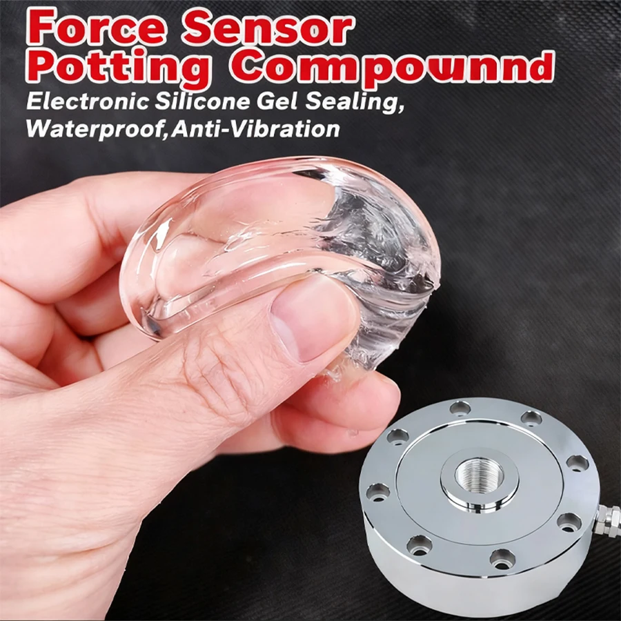 

500g Transparent Electronic Silicone Gel Potting Compound 9812 9814 for Force Value Weighing Sensor Waterproof Shockproof
