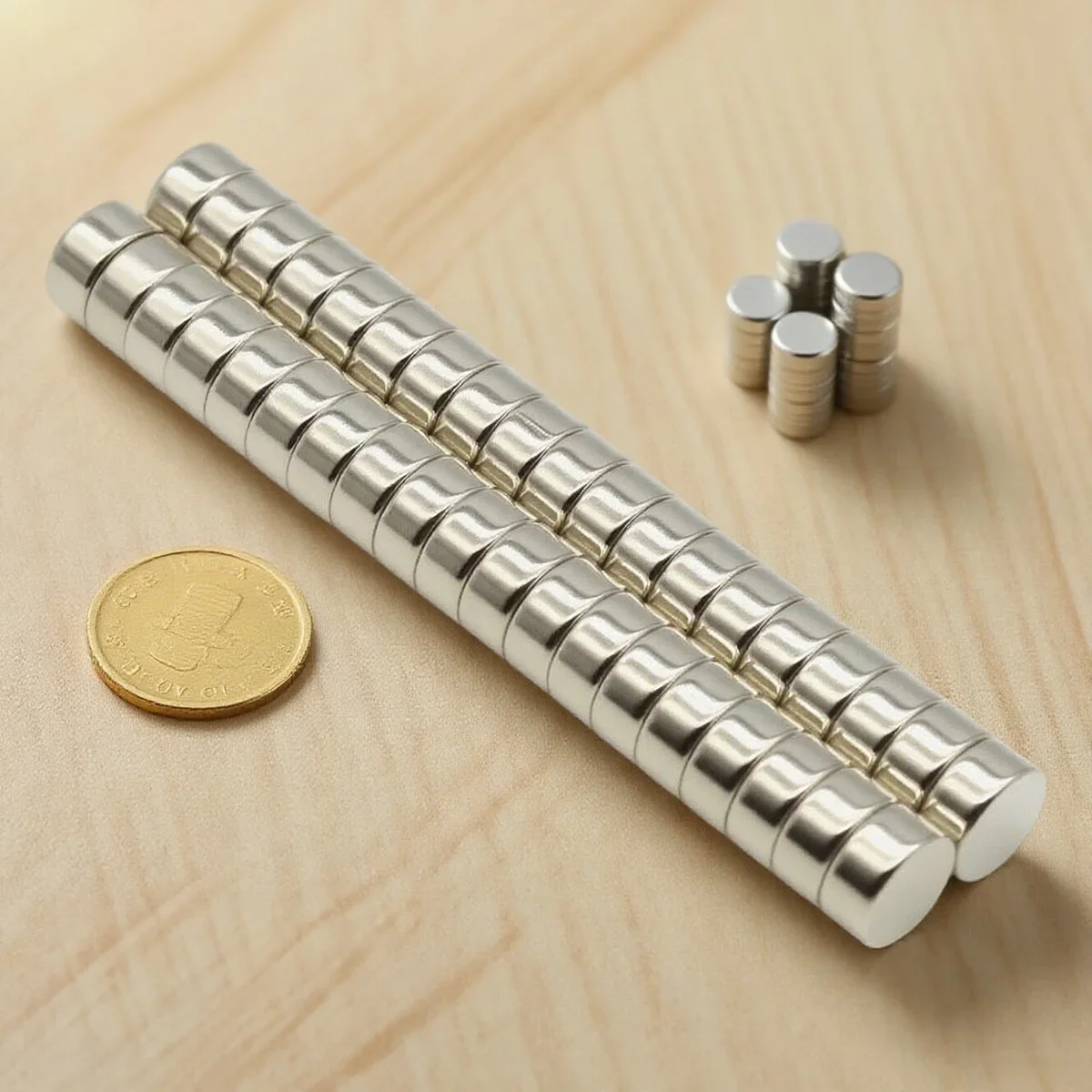 

10x5MM Round small craft magnets for fridge, kitchen - non-marking fixing, lazy storage for crafters, teachers & DIY fans