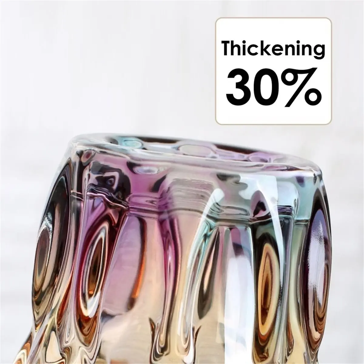 Glass Vase-Perfect As A Dining Table Centerpiece or Home Decor, This Long-Lasting Vase is Ideal for Freshing Flowers