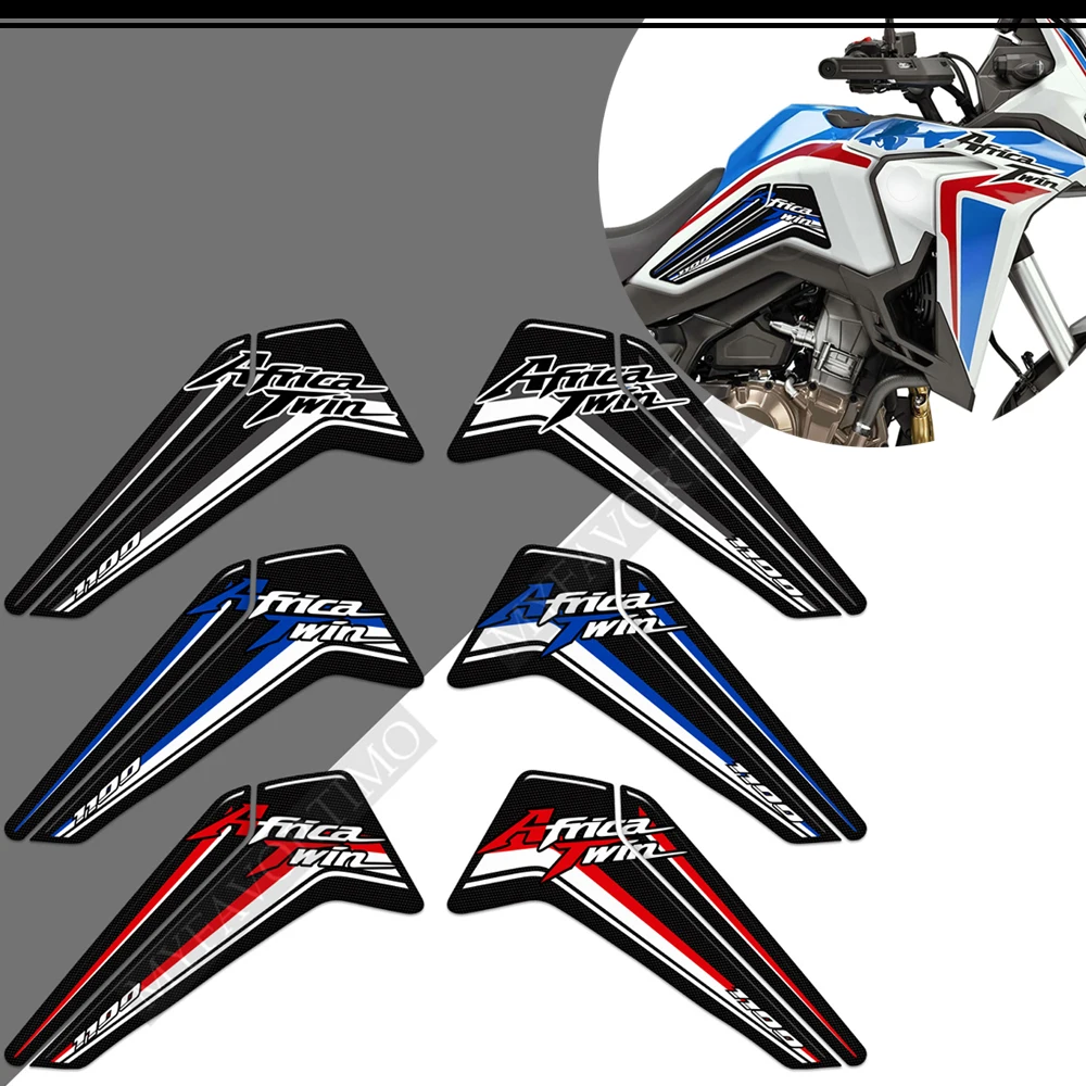 

For Honda CRF1100 CRF 1100 L AfricaTwin Stickers Decal Kit Windshield Handguard Tank Pad Protection AFRICA TWIN ADVENTURE SPORT