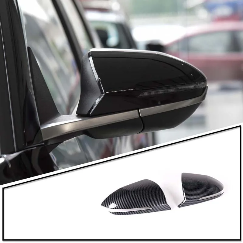 

Carbon Fiber Car Rearview Mirror Cover For Hyundai Tucson L 2021 Auto Exterior Accessories ABS Door Side Rear View Mirror Shell