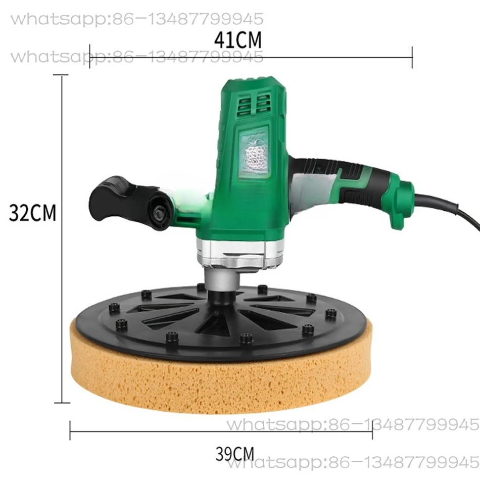 750W Portable Concrete Polisher - 230V Wall Grinding Machine with 50-100R/Min Variable Speed