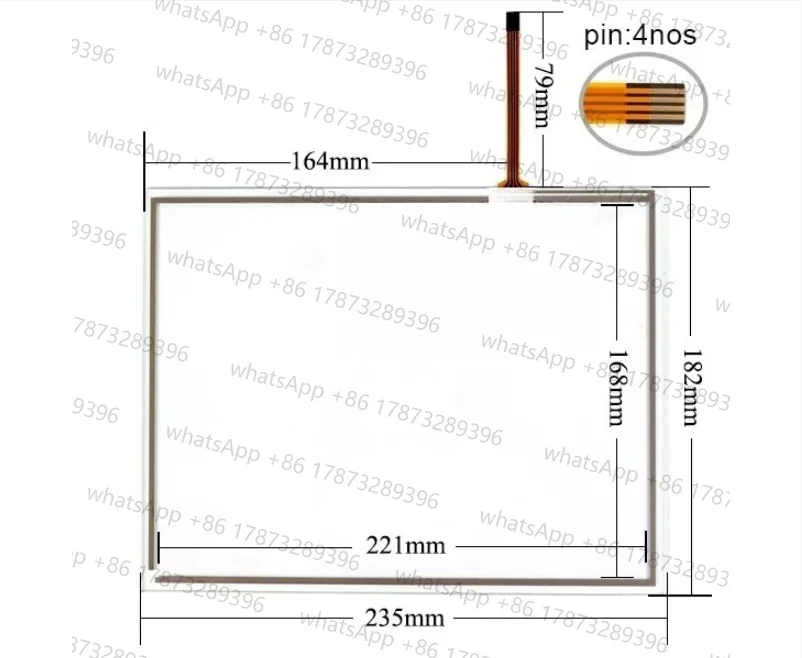 TP-3898S1 TP-3898S2 Pannello touch screen in vetro digitalizzatore per TP-3898S1 TP-3898S2 Touchscreen