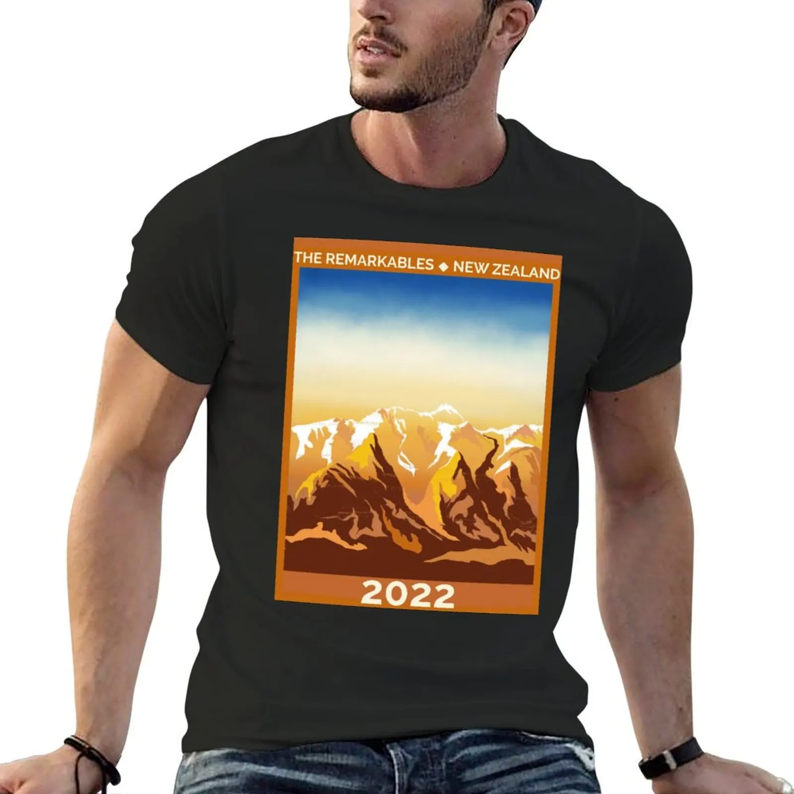 The Remarkables T-Shirt graphics Blouse oversized t shirts for men