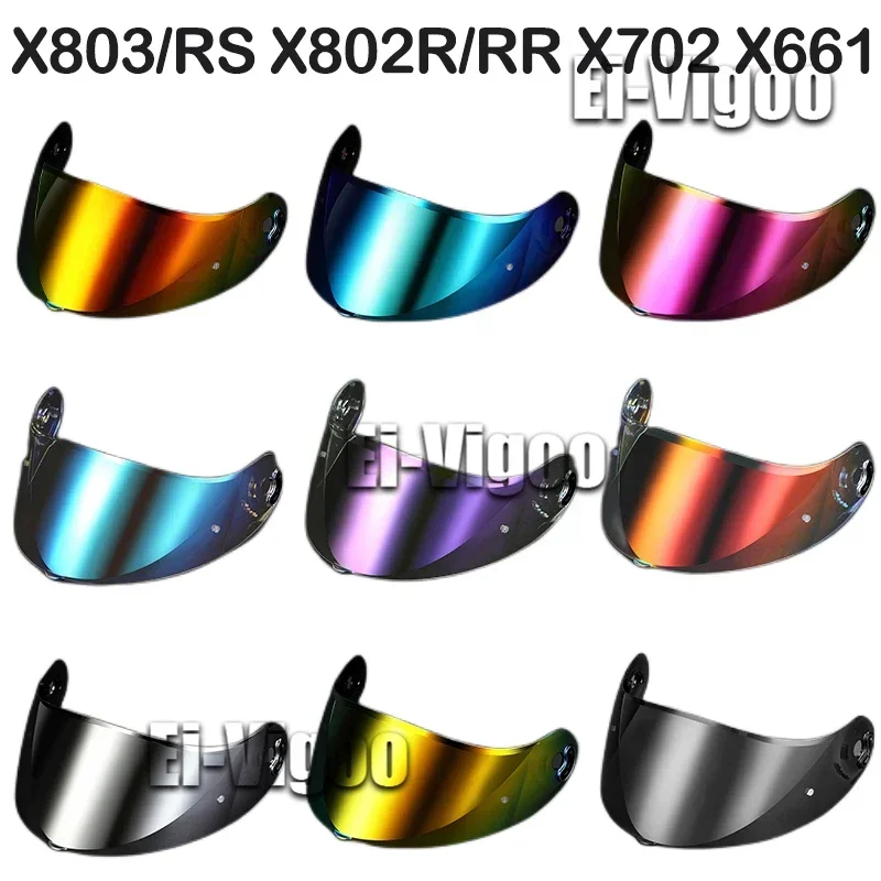 Visera de espejo x-lite para NOLAN X-803 X-802 X-702 X-661 X603 visera para Casco de motocicleta protección Uv Casco Moto Visera protector solar