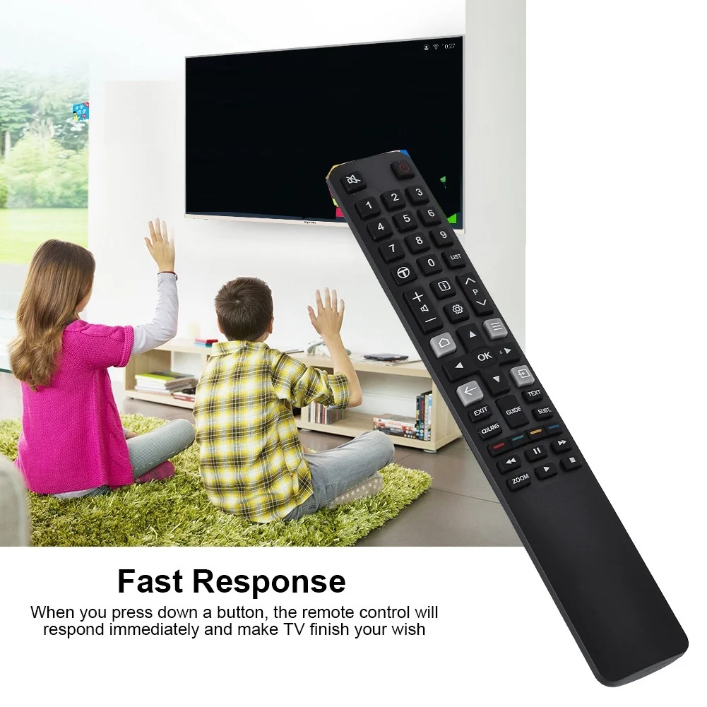 Multi-Function TV Remote Control Over 8-Meter Remote Control Range Signal Remote Control Compatible with TCL ARC802N TV