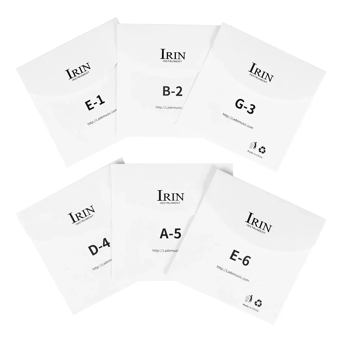 IRIN 6-string Acoustic Guitar Strings Import High Carbon Steel Core Antirust PVD Ion Coating Folk Guitar String Ideal for Guitar