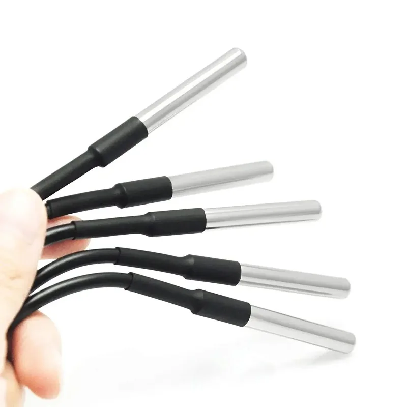 Sonda temperatura rosca DS18B20 impermeable, sensor temperatura, paquete acero inoxidable 1m 2m 3m 4m 5m cable arduino 18B20