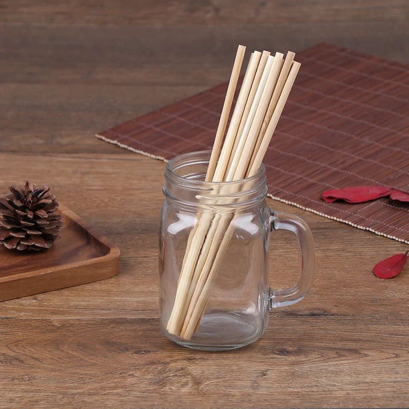 5Pcs Bamboo Drinking Straws Environmentally Friendly Household Utensils Straws-New