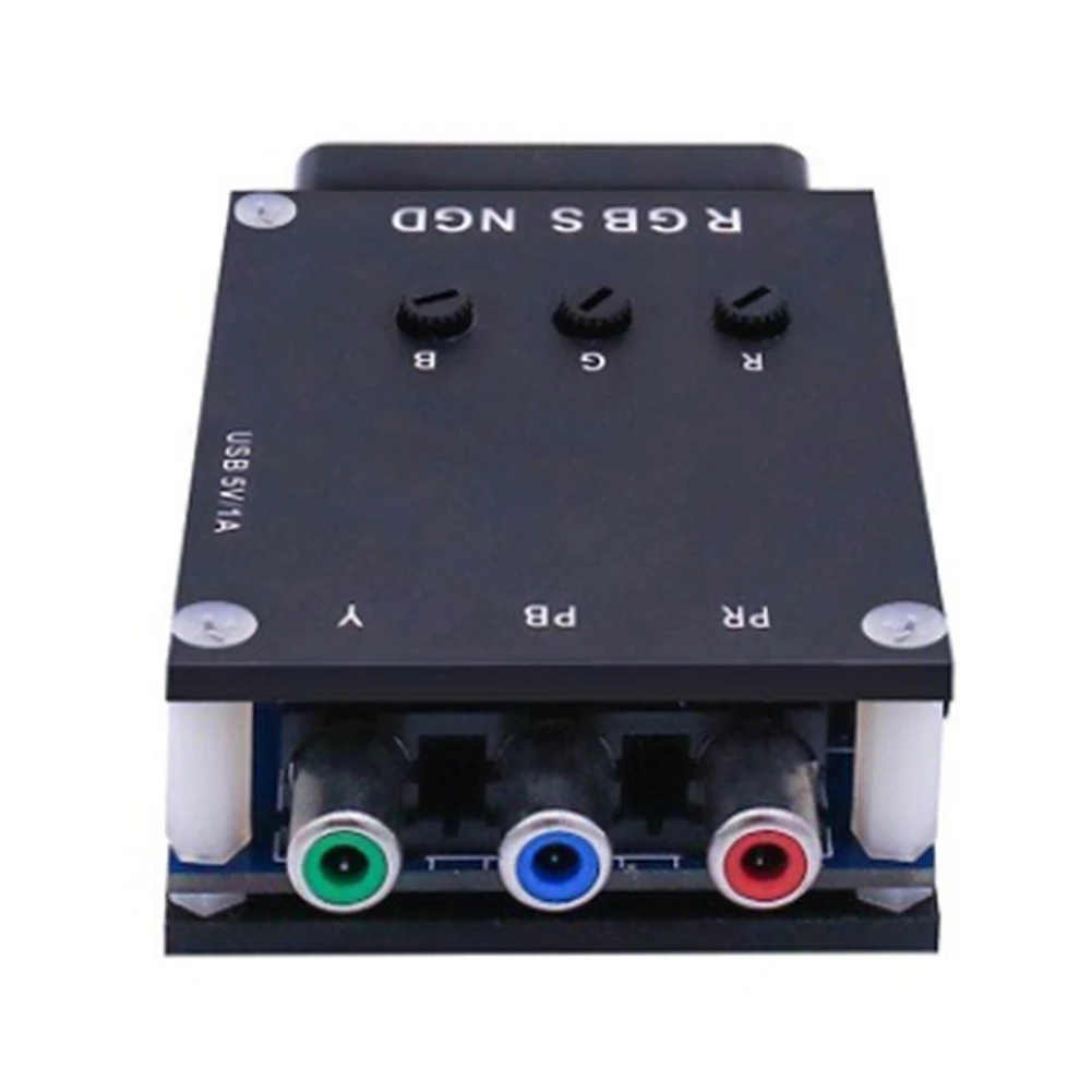 Стабильная производительность-RGBS SCART в компонент YPBPR, преобразователь транскодера, игровая консоль в стиле ретро, компонент RGBS в разницу цвета