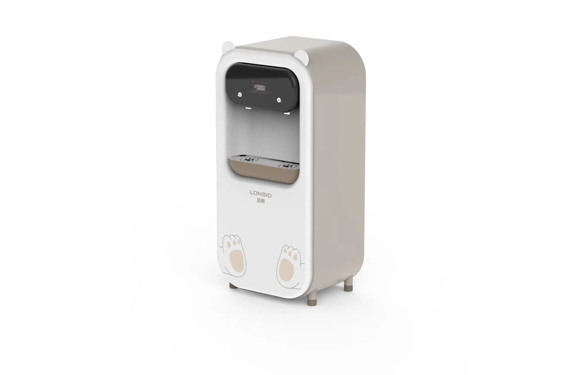 

uu-Childlike Corners Design Direct Drinking Machine for Kindergarten Stainless Steel Housing with UF or RO Filtration System#