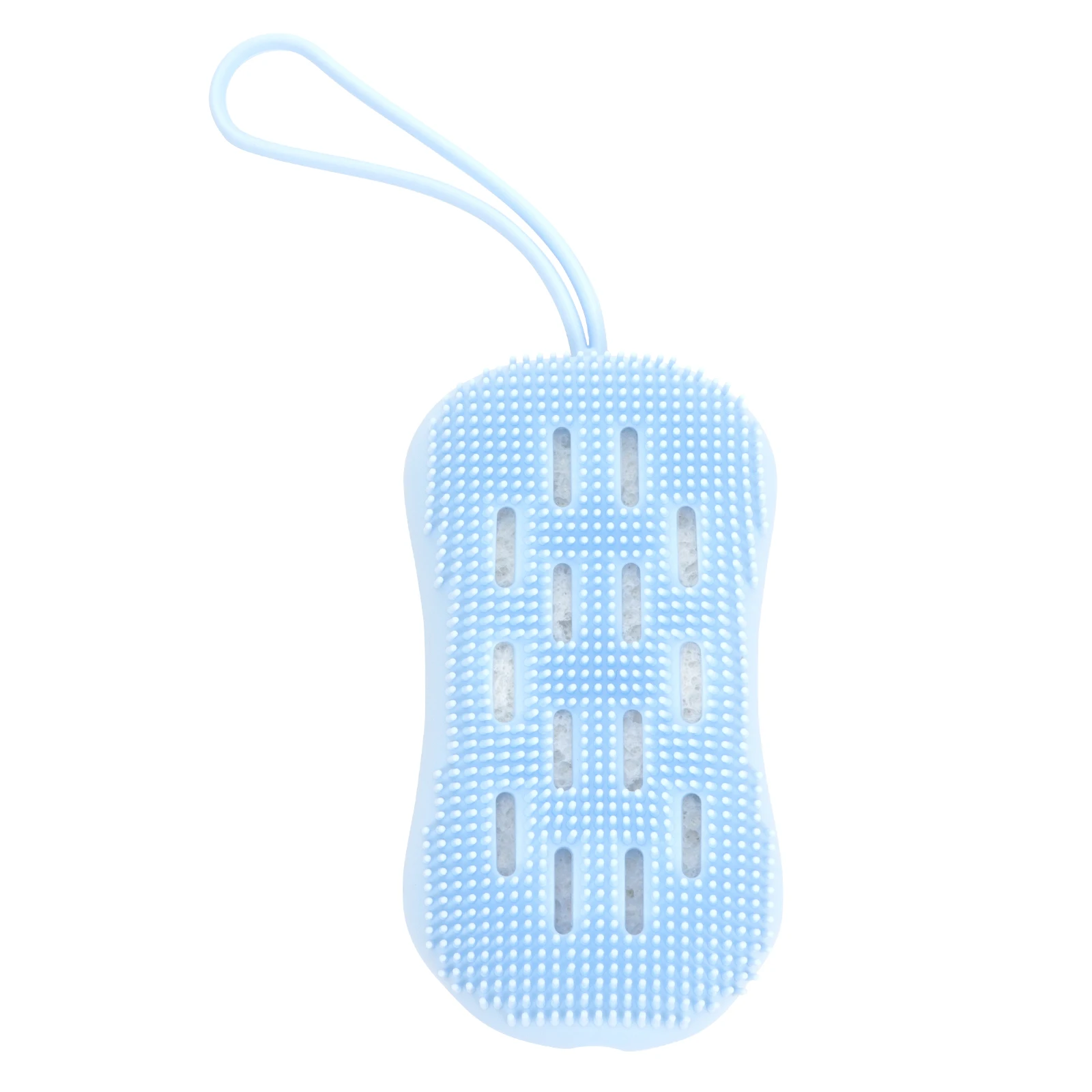 

Silicone Cleaning Bath Sponge Shower Helper Mud Brush Sponge Brush Household Bath Tool Producing Rich Bubbles Under Shower Gel