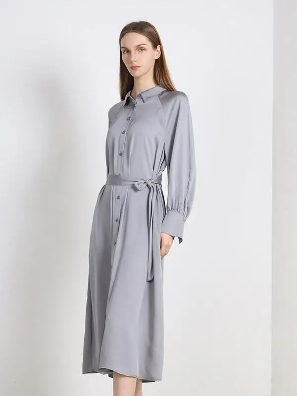 

Женская свободная юбка миди Jane Expr Spring Long Sve, А-силуэт, из полиэфирного волокна, с завышенной талией, повседневная