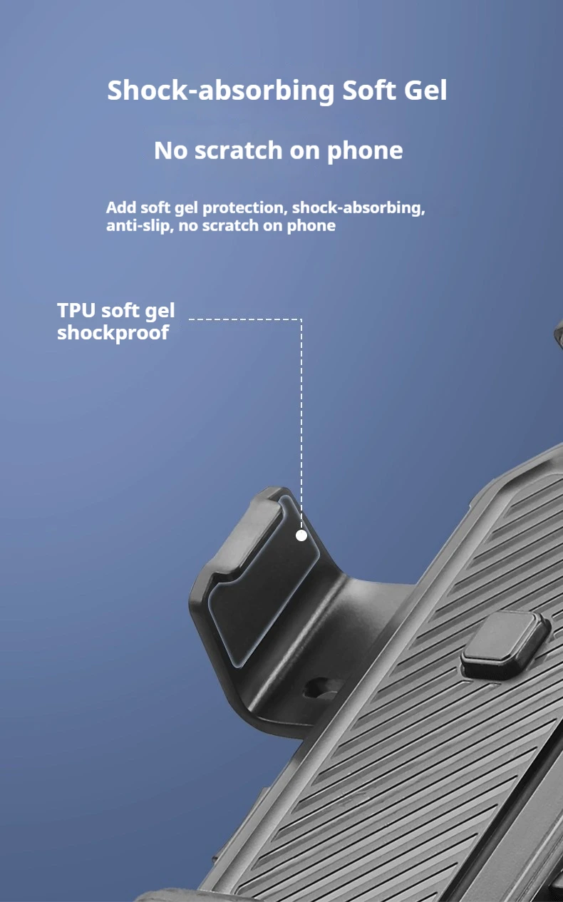 ZEKA Handyhalterung Fahrrad Motorrad Universelle stoßfeste Halterung für iPhone Xiaomi Samsung für 4,7-7 Zoll GSM Houder Fiets – Detail 10