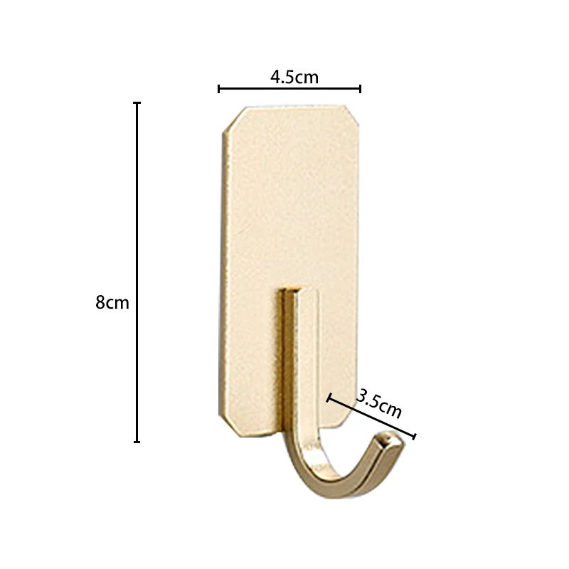 Gold Towel Hook Clothes Rack Wall Coat Rack Key Holder Rack Towel Hooks Hanging Hooks Bathroom Accessories
