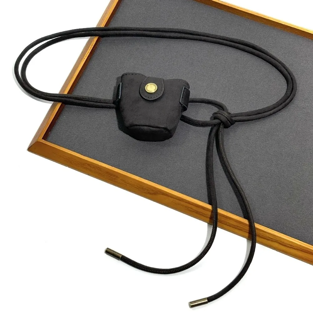 

Thin Suede Rope Belt Luxury Design Retro Knot Waist Belt Casual Vintage Waist Cinching Waistband