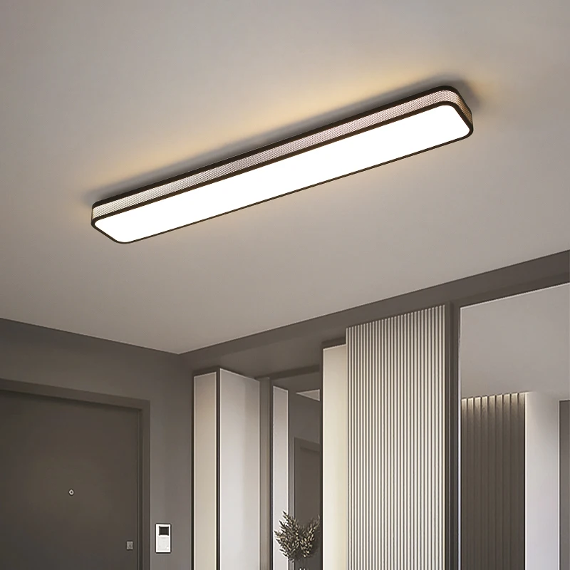 

Simple Minimalist Balcony Office Entrance Recessed Led Ceiling Lights Long Aisle Corridor Cloakroom Rectangular Living Room Lamp