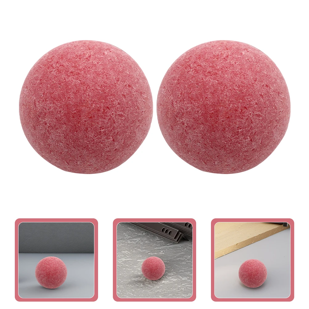 

4pcs Frosted Foosball Table Accessory Football Balls 36Mm Matte Surface Resin Replacement Balls For Tabletop Soccer Red Durable