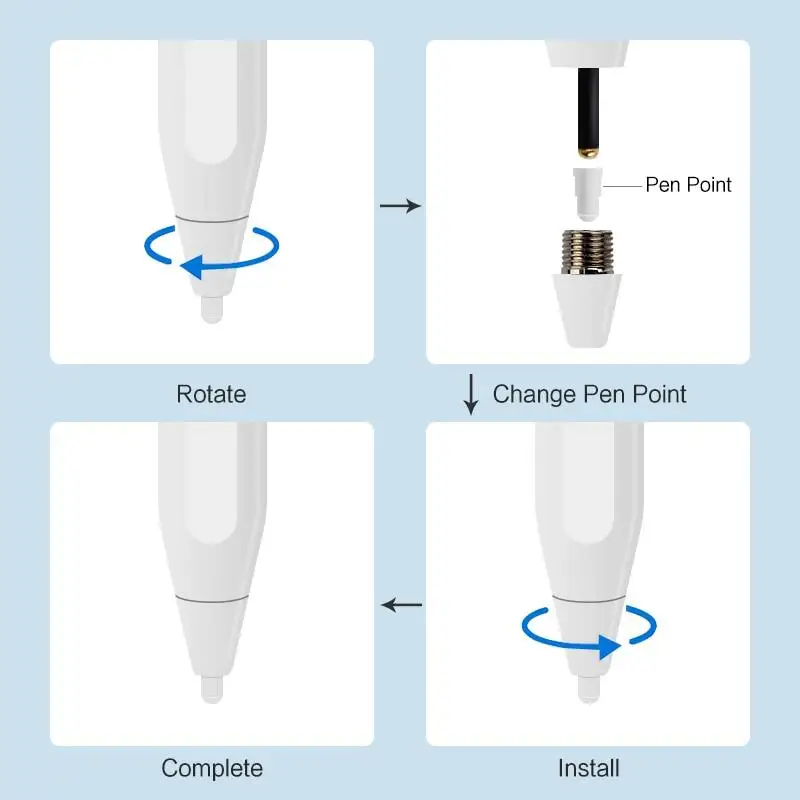 Imagem -06 - Caneta Stylus Capacitiva Recarregável Ativa Lápis Inteligente para Realme Pad x Realme Pad Mini 8.7 Realme Pad 10.4 Tela Sensível ao Toque